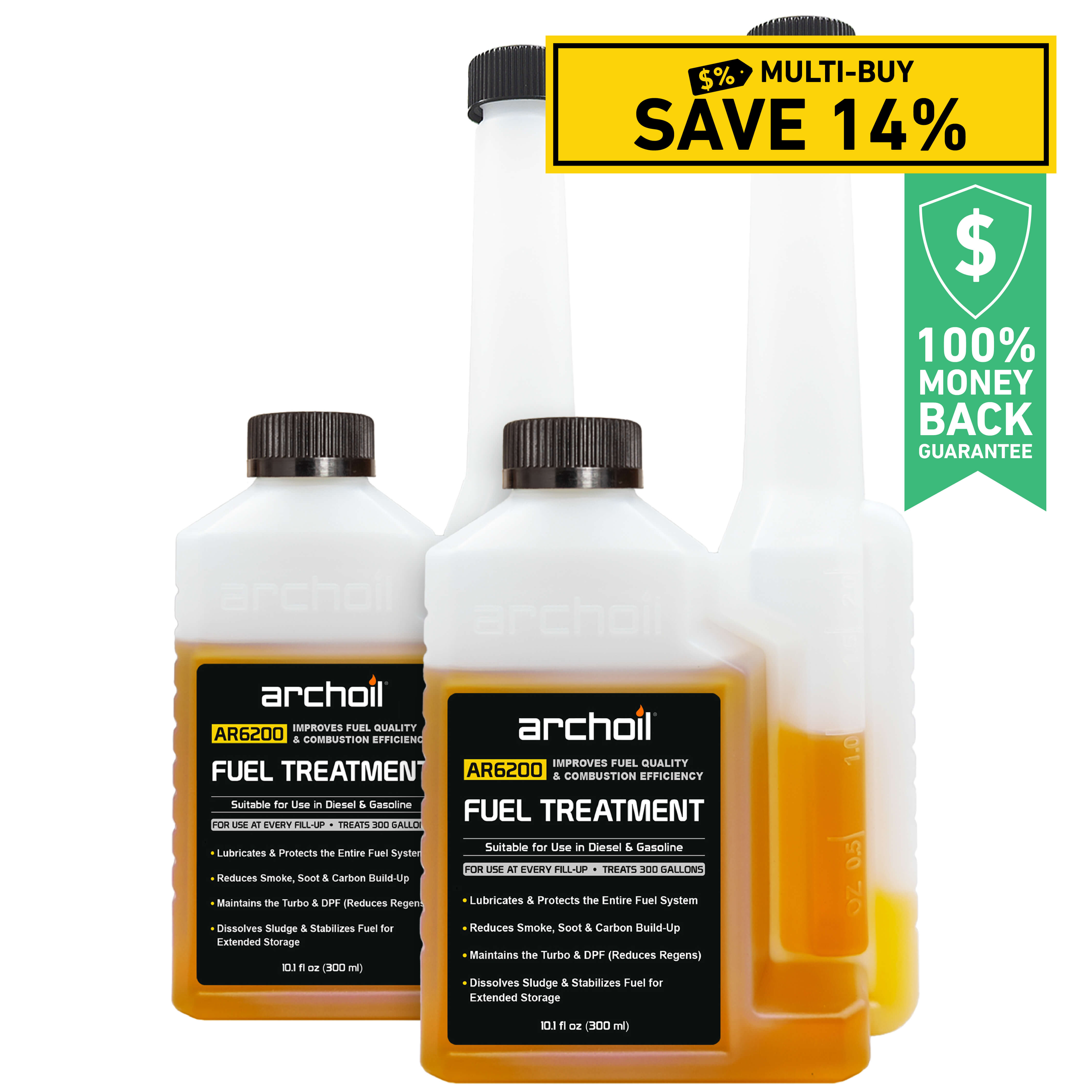 AR6200 Fuel Treatment - Improve Fuel Quality & Combustion